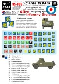 STAR DECALS[SD35-965]1/35 英第43「ウェセックス」歩兵師団デカールセット 北西ヨーロッパ1944-1945
