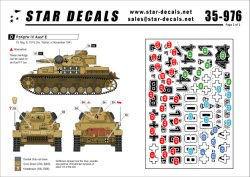 画像2: STAR DECALS[SD35-976]1/35　北アフリカミックス Part.1  IV号戦車D型&E型デカールセット