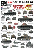 STAR DECALS[SD35-977]1/35　ノルウェーのドイツ戦車 第40特別編成戦車大隊デカールセット