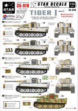 STAR DECALS[SD35-978]1/35　ティーガーI中期型(ツィンメリット付き)デカールセット