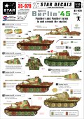 STAR DECALS[SD35-979]1/35　ベルリン戦 Part.3ベルリン市内及び周辺部のパンターとパンタートーチカデカールセット