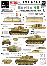 STAR DECALS[SD35-980]1/35　ベルリン戦 Part.2ベルリン市内の戦車とトラムデカールセット