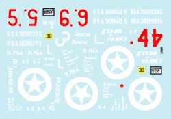 画像2: STAR DECALS[SD35-990]1/35　ノルマンディの米第746戦車大隊シャーマンデカールセット