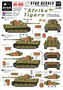 画像1: STAR DECALS[SD35-992]1/35　アフリカのティーガー#1 (1)