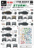 STAR DECALS[SD35-995]1/35　突撃砲#5. SDKfz 252 弾薬運搬車 デカールセット