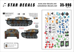 画像2: STAR DECALS[SD35-996]1/35　突撃砲#4. III号突撃砲A/B型 デカールセット