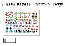 画像2: STAR DECALS[SD35-999]1/35　突撃砲#1 III号突撃砲A/B/C/D型 デカールセット