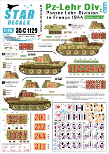 画像1: STAR DECALS[SD35-C1129]1/35 WWII独 装甲教導師団 #2 フランス1944 パンター (1)