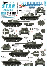 STAR DECALS[SD35-C1131]1/35 ダニューブ作戦のT-54/55 プラハ1968