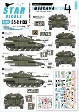 STAR DECALS[SD35-C1133]1/35 イスラエルのAFV #6 メルカバMk.IV