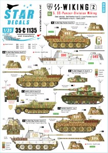 画像1: STAR DECALS[SD35-C1135]1/35 WWII独 SSヴィーキング師団 #2 指揮車両 パンター,IV号,Sd.kfz.251 (1)