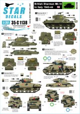 STAR DECALS[SD35-C1138]1/35 WWII英 イタリア戦線のシャーマンIII 第46王立戦車連隊 etc.