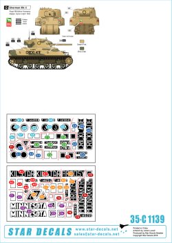 画像2: STAR DECALS[SD35-C1139]1/35 WWII英 第9機甲旅団のシャーマンII/III 北アフリカ,中東