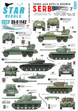 STAR DECALS[SD35-C1142]1/35 ボスニア紛争のAFV #7 セルビア人のM84,Hellcat,M36B2他