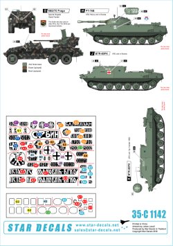 画像2: STAR DECALS[SD35-C1142]1/35 ボスニア紛争のAFV #7 セルビア人のM84,Hellcat,M36B2他