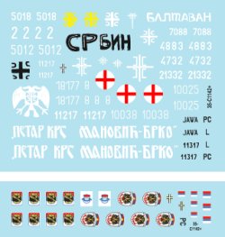 画像3: STAR DECALS[SD35-C1142]1/35 ボスニア紛争のAFV #7 セルビア人のM84,Hellcat,M36B2他