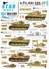 STAR DECALS[SD35-C1143]1/35 WWII独 第505重戦車大隊 ティーガーI初期/中期 #1