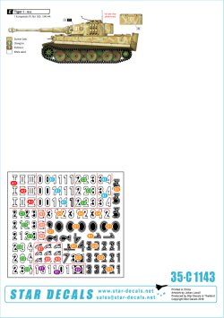 画像2: STAR DECALS[SD35-C1143]1/35 WWII独 第505重戦車大隊 ティーガーI初期/中期 #1