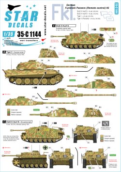 画像1: STAR DECALS[SD35-C1144]1/35 WWII独 無線操縦戦車 #2
