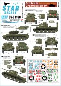 STAR DECALS[SD35-C1150]1/35 WWII英 クロムウェルMk.IV ノルマンディからドイツ国内戦