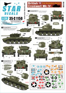 画像1: STAR DECALS[SD35-C1150]1/35 WWII英 クロムウェルMk.IV ノルマンディからドイツ国内戦 (1)