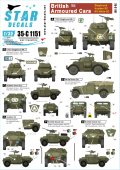 STAR DECALS[SD35-C1151]1/35 WWII英 スタッグハウンド,ハンバーSC,M3スカウトカー