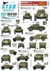 STAR DECALS[SD35-C1151]1/35 WWII英 スタッグハウンド,ハンバーSC,M3スカウトカー