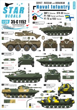 画像1: STAR DECALS[SD35-C1152]1/35 現用ソビエト/ロシア軍の海軍歩兵 #4