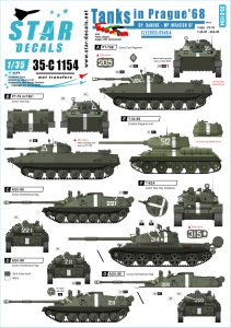 画像1: STAR DECALS[SD35-C1154]1/35 プラハ1968 ダニューブ作戦 #2 (1)