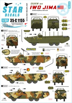画像1: STAR DECALS[SD35-C1155]1/35 WWII米 硫黄島のDUKW