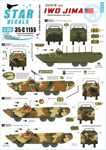 画像1: STAR DECALS[SD35-C1155]1/35 WWII米 硫黄島のDUKW (1)