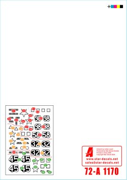 画像3: STAR DECALS[SD72-A1170]1/72 WWII アメリカ 「ザ・スーパー6」ヨーロッパの第6機甲師団＃4 1944-45年 第15/第68/第69戦車大隊 特殊車輌編 M4 T34カリオペ/M32B1回収戦車