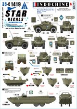 STAR DECALS[SD35-C1419]1/35 現用 フランス インドシナ戦争＃6 装甲車・水陸両用車 コベントリー装甲車/M29Cクラブ/ウィーゼル/DUKW