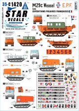 STAR DECALS[SD35-C1420]1/35 現用 フランス E.P.F.(フランス極地遠征隊)のM29Cウィーゼル