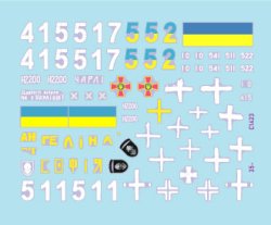 画像2: STAR DECALS[SD35-C1423]1/35 現用 ウクライナの戦争＃24 ウクライナ軍第3戦車旅団 T-72B1(2022-2024年)