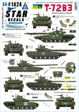 STAR DECALS[SD35-C1424]1/35 現用 ウクライナの戦争＃25 ウクライナ軍のT-72B3 2016年型(2022-2024年)