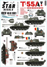 STAR DECALS[SD48-B1001]1/48 現代 露/ソ 冷戦時代のT-55A ソビエト及びワルシャワ機構