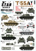 STAR DECALS[SD48-B1003]1/48 現用 紛争地域に於けるT-55A アフリカ 中東 アフガニスタン