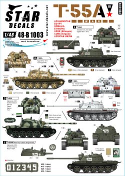 画像1: STAR DECALS[SD48-B1003]1/48 現用 紛争地域に於けるT-55A アフリカ 中東 アフガニスタン