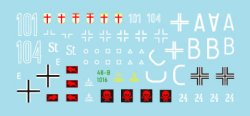 画像2: STAR DECALS[SD48-B1016]1/48 WWII ドイツIII号突撃砲B イースタンフロント1941〜42＃1 第185突撃大隊 第191突撃大隊 第192突撃大隊 第201突撃大隊