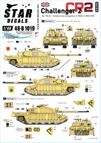 STAR DECALS[SD48-B1019]1/48 現用 イギリス軍 チャレンジャー2 CR2 テリック作戦 イラク侵攻と占領(2003-2011年)