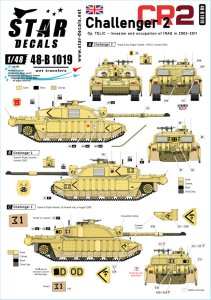 画像1: STAR DECALS[SD48-B1019]1/48 現用 イギリス軍 チャレンジャー2 CR2 テリック作戦 イラク侵攻と占領(2003-2011年) (1)