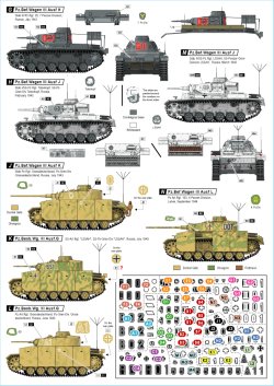 画像2: STAR DECALS[SD72-A1004]1/72 WWII独 III号指揮/観測戦車 デカールセット