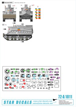 画像2: STAR DECALS[SD72-A1011]1/72 WWII英 シャーマンBARV,クラブ,クロコダイル デカールセット