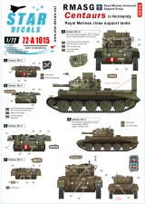 STAR DECALS[SD72-A1015]1/72 WWII英 ノルマンディーの英軍海兵隊 火力支援車両 セントー