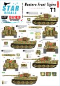 STAR DECALS[SD72-A1020]1/72 西部戦線のティーガー#2 SS第101重戦車大隊 第2,3中隊