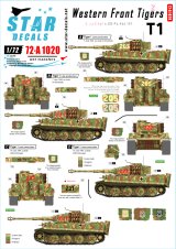 STAR DECALS[SD72-A1020]1/72 西部戦線のティーガー#2 SS第101重戦車大隊 第2,3中隊