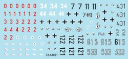 画像3: STAR DECALS[SD72-A1021]1/72 WWII 独 イタリア戦線のドイツ戦車＃1 シチリア島編1943年 タイガーI極初期型 III号突撃F/8型 III号戦車J/N/M 型IV号G/H型