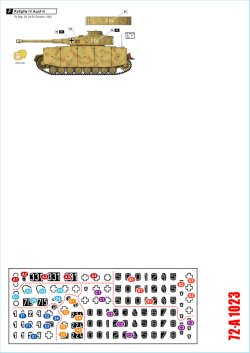 画像2: STAR DECALS[SD72-A1023]1/72 WWII 独 イタリア戦線のドイツ戦車＃3 IV号戦車G型とH型