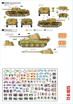 画像2: STAR DECALS[SD72-A1025]1/72 WWII 独 イタリア戦線のドイツ戦車＃5 カッシーノの戦い1944年